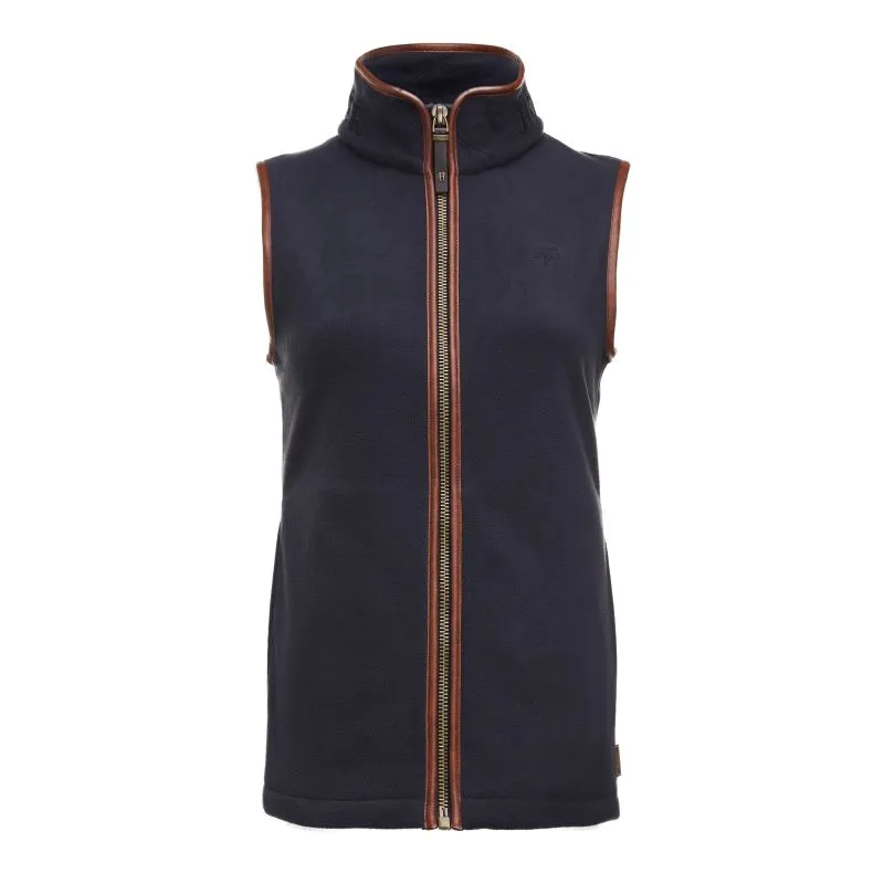 Holland Cooper Country Ladies Fleece Gilet - Ink Navy