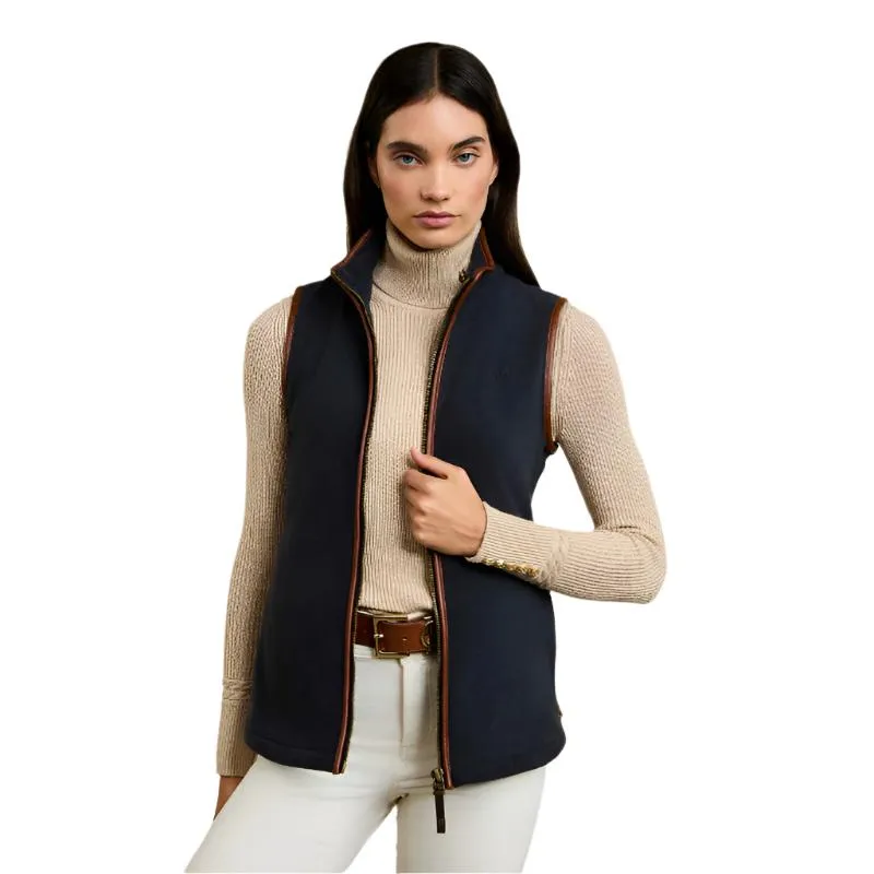 Holland Cooper Country Ladies Fleece Gilet - Ink Navy