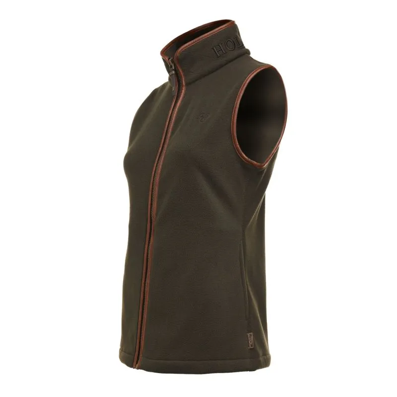 Holland Cooper Country Ladies Fleece Gilet - Khaki