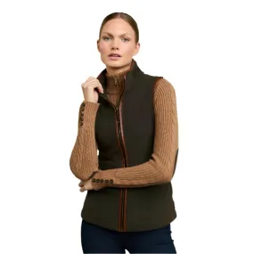 Holland Cooper Country Ladies Fleece Gilet - Khaki