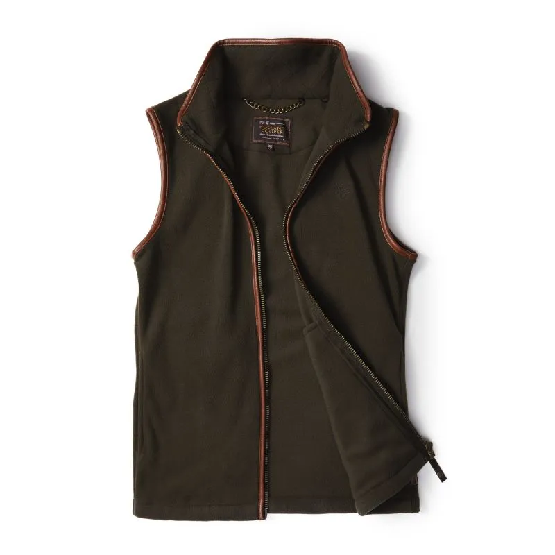 Holland Cooper Country Ladies Fleece Gilet - Khaki