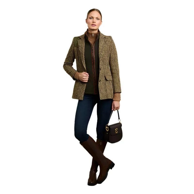 Holland Cooper Country Ladies Fleece Gilet - Khaki