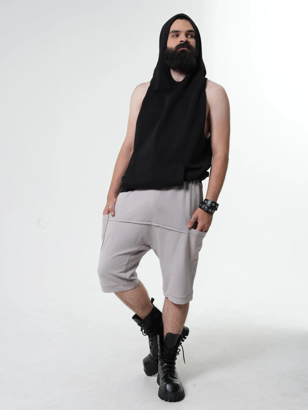 Hooded Mens Vest