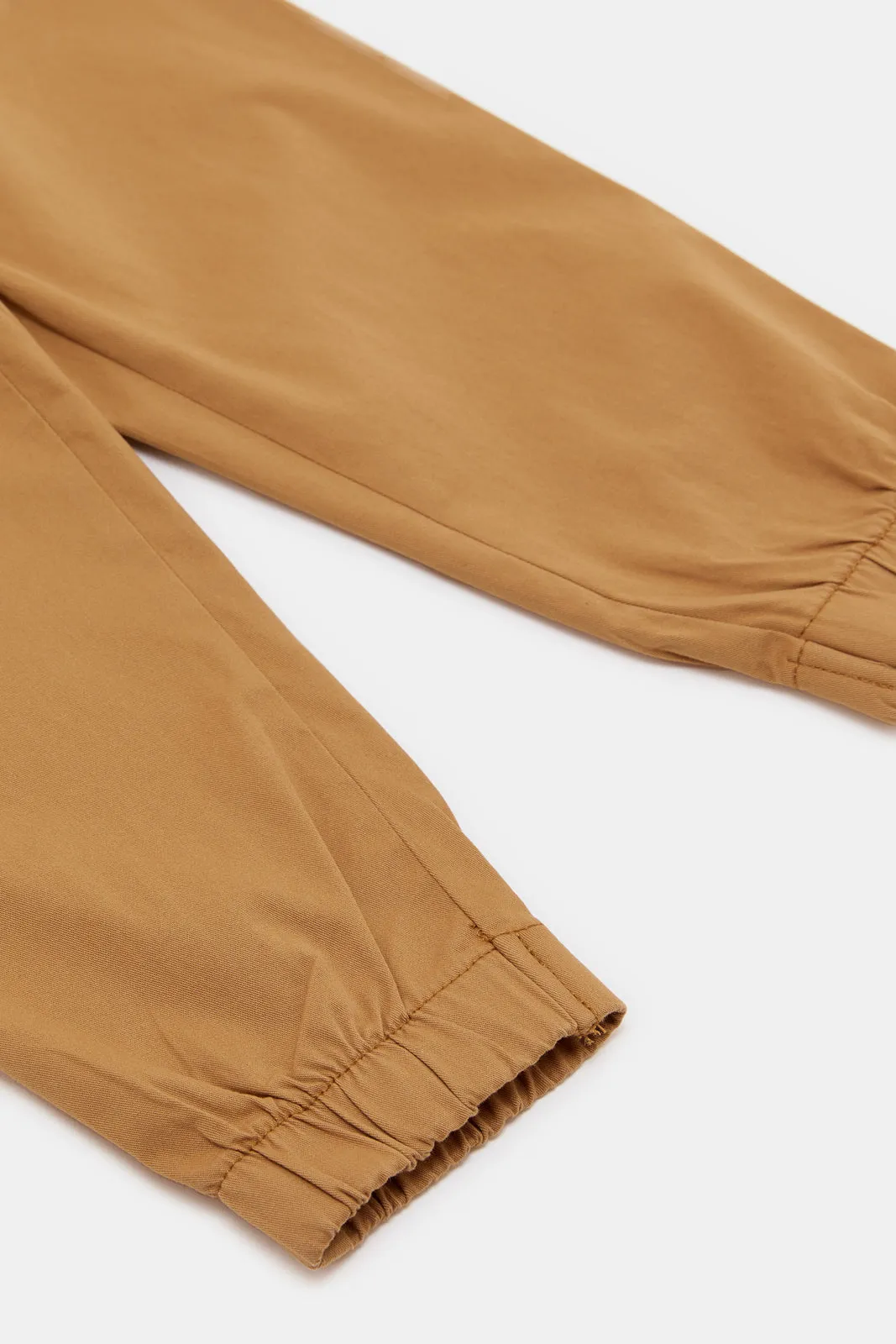 Infant Boys Brown Chino Jogger