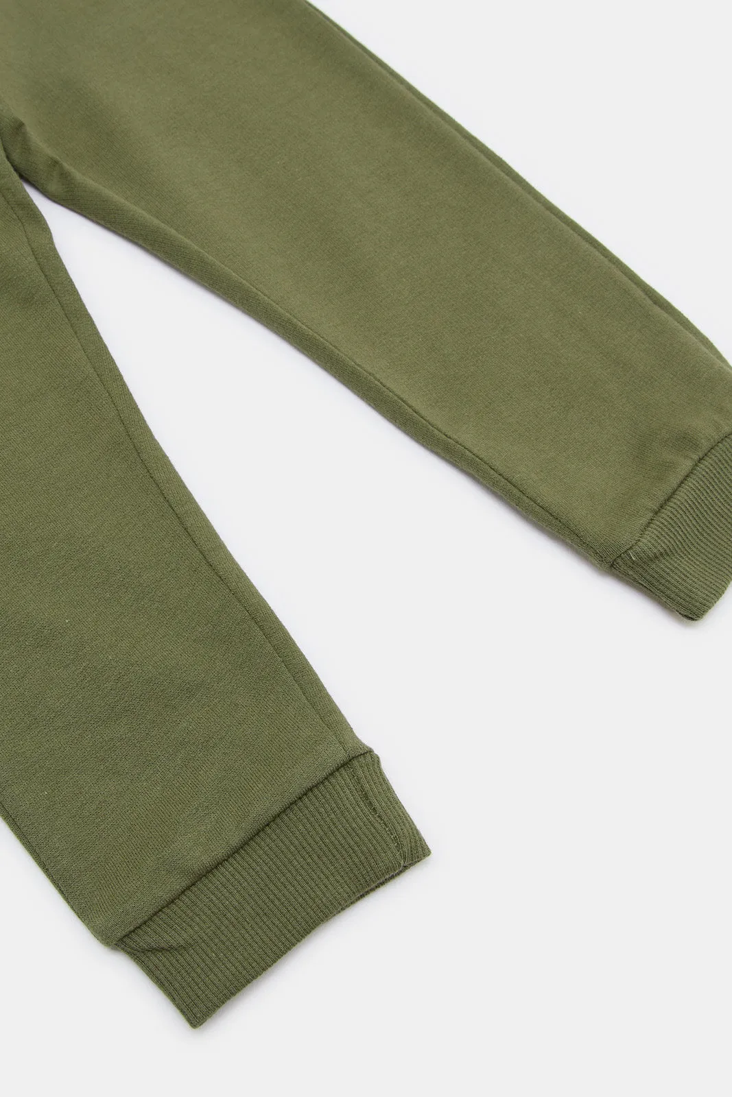 Infant Boys Olive Jogger Pants