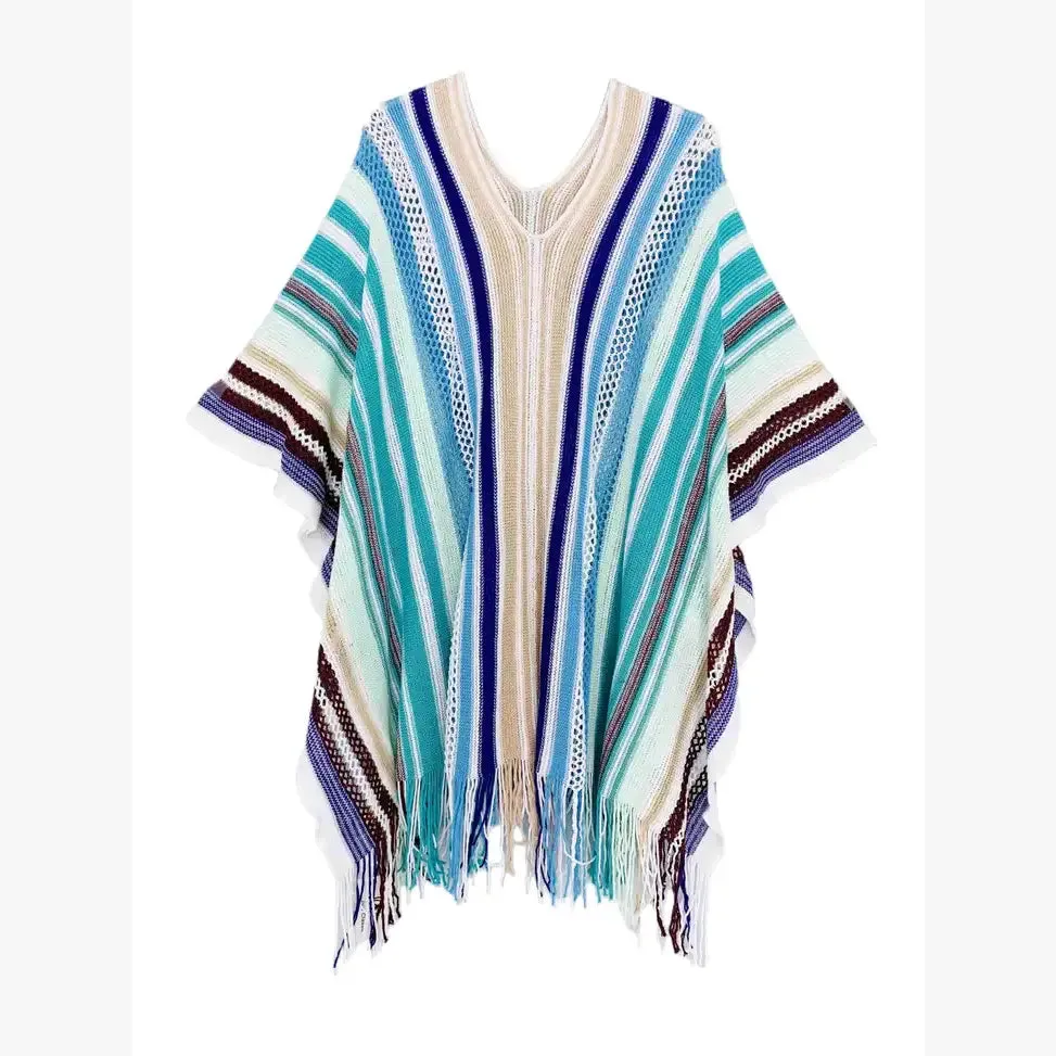 JC063325 Two-Way Pull-Over Poncho/Scarf