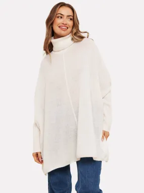 JoJo Poncho Organic White