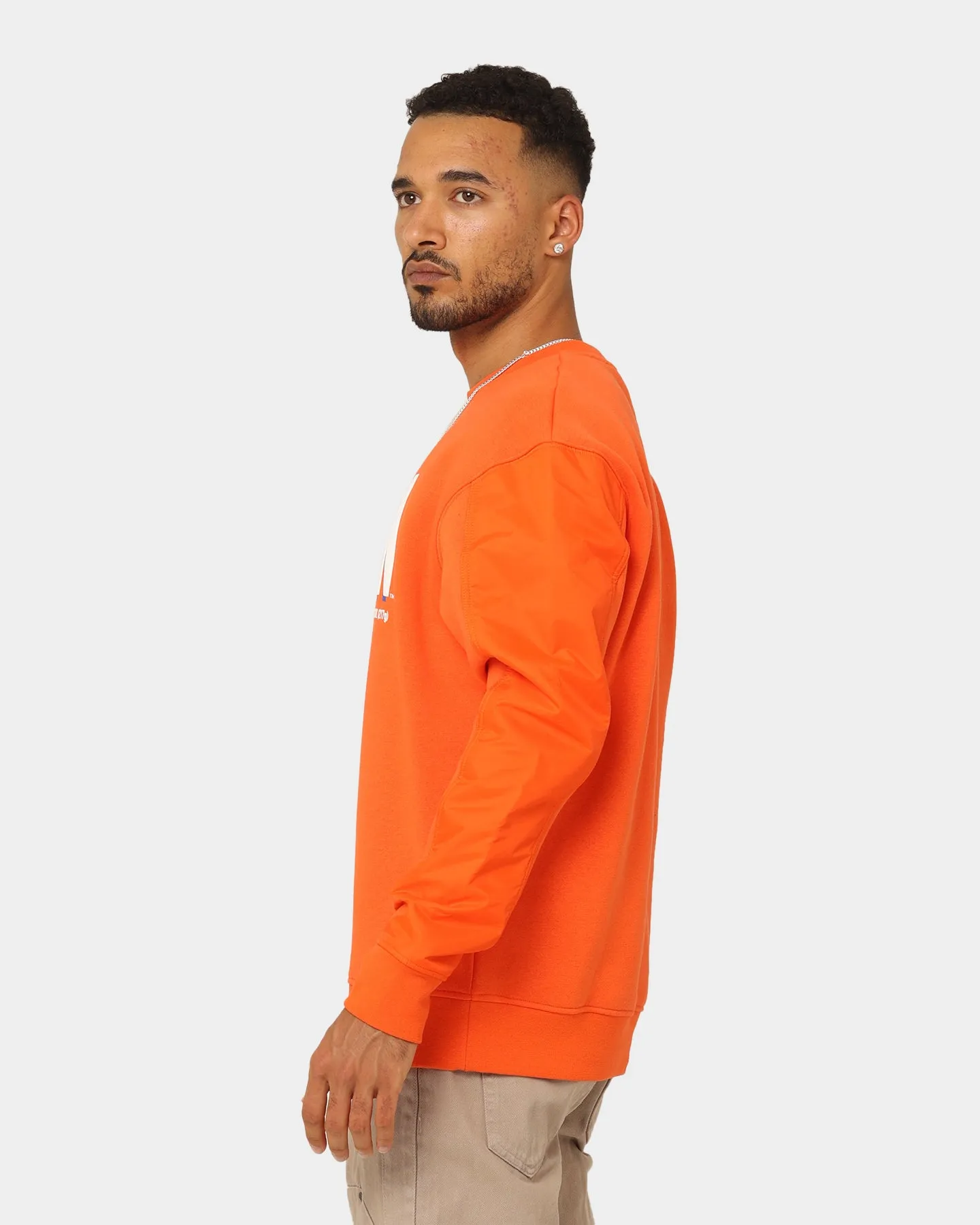 Jordan Flight MVP Graphic Fleece Crewneck Rush Orange/White