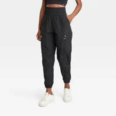 JoyLab Women's High Rise Relaxed Leg Full Cargo Pants Midweight