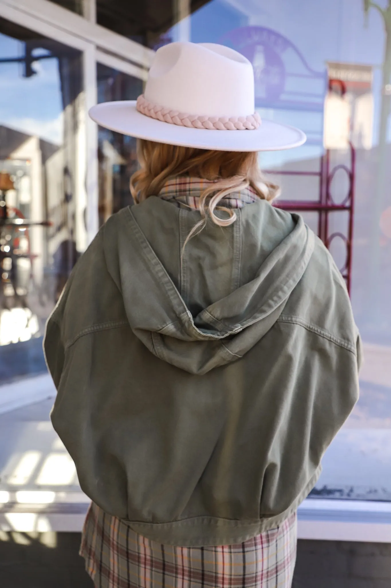 Julia Olive Hooded Jacket