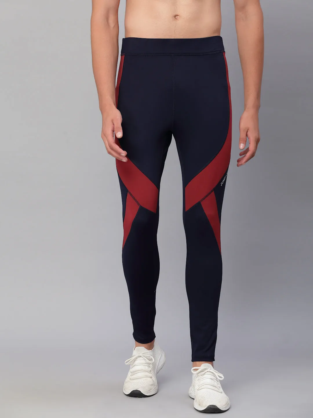 JUMP USA Men Rapid Dry-Fit Antimicrobial Running Tights