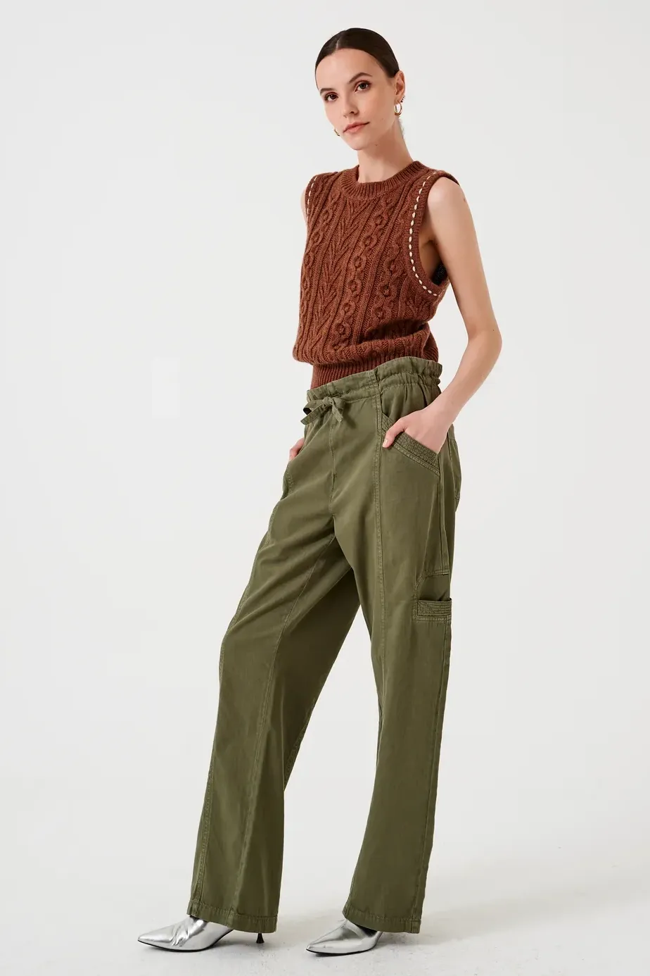 Juno Pant in Khaki