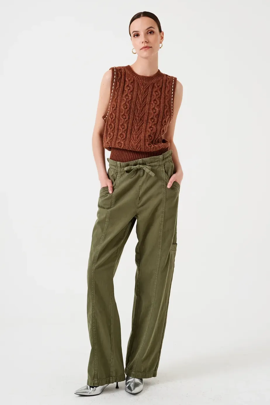 Juno Pant in Khaki