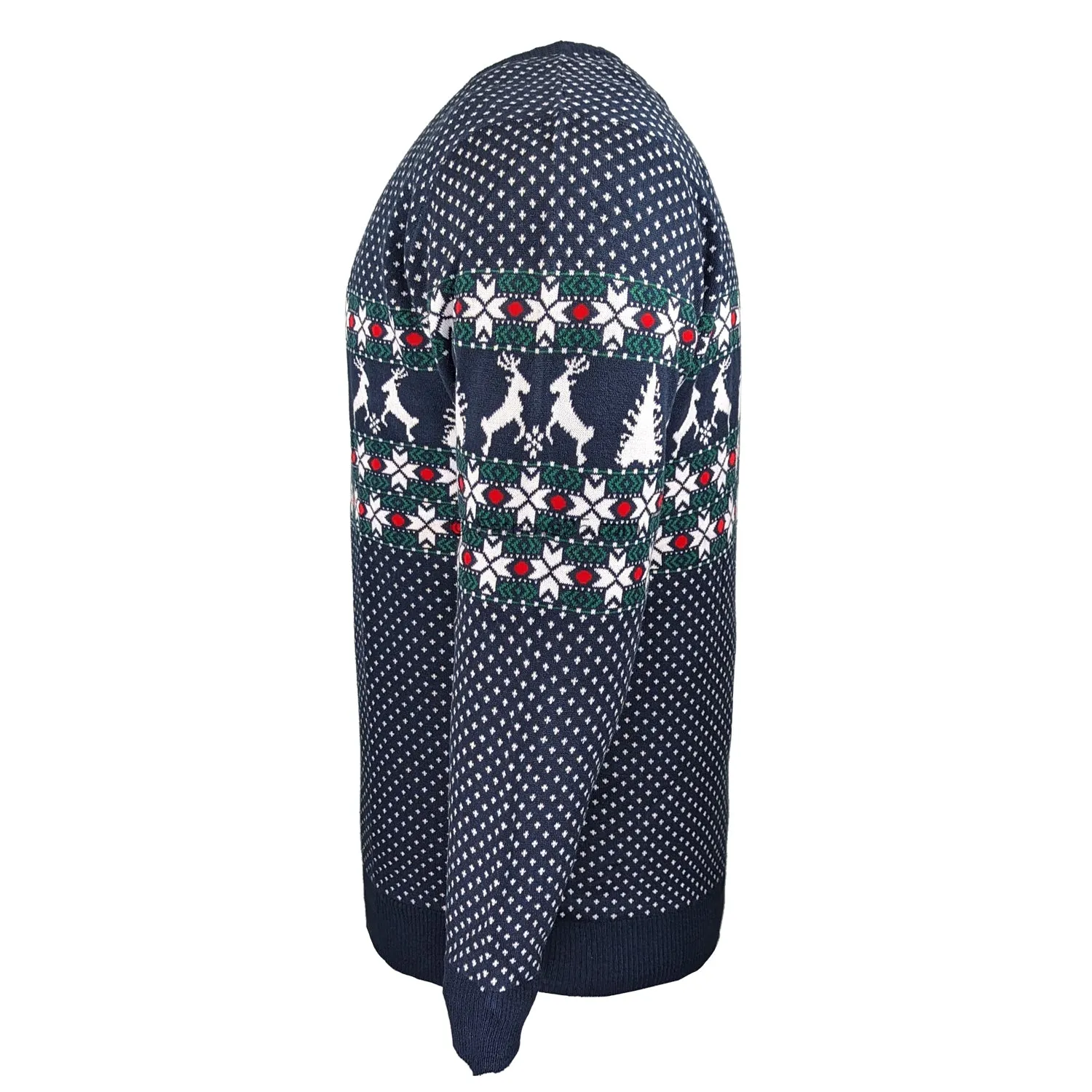 Kam Reindeer Xmas Jumper - KBS X026 - Navy