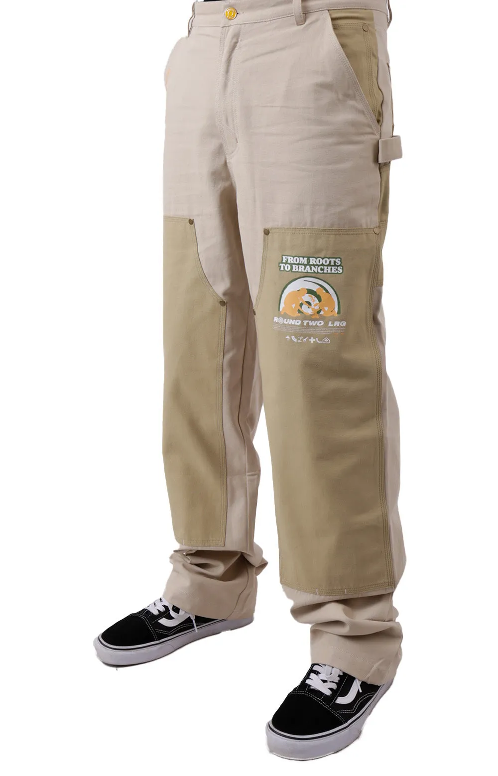 Khaki Desert Eagle Cargo Pants - Rugged Style