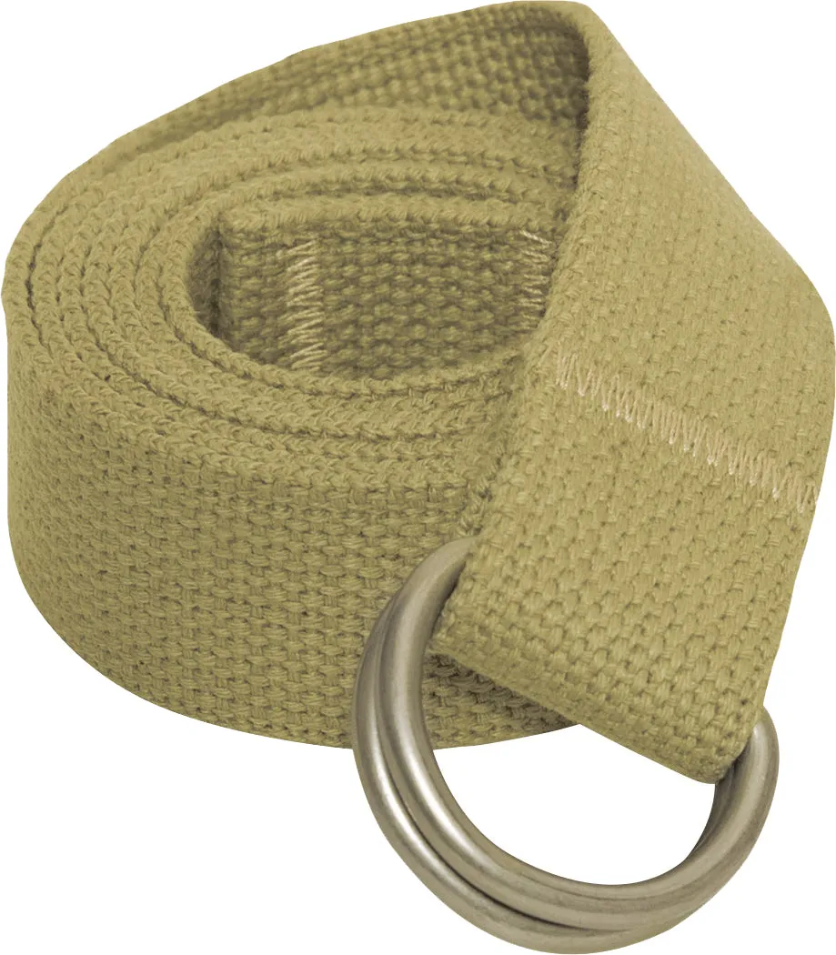 Khaki - Military D-Ring Expedition Belt