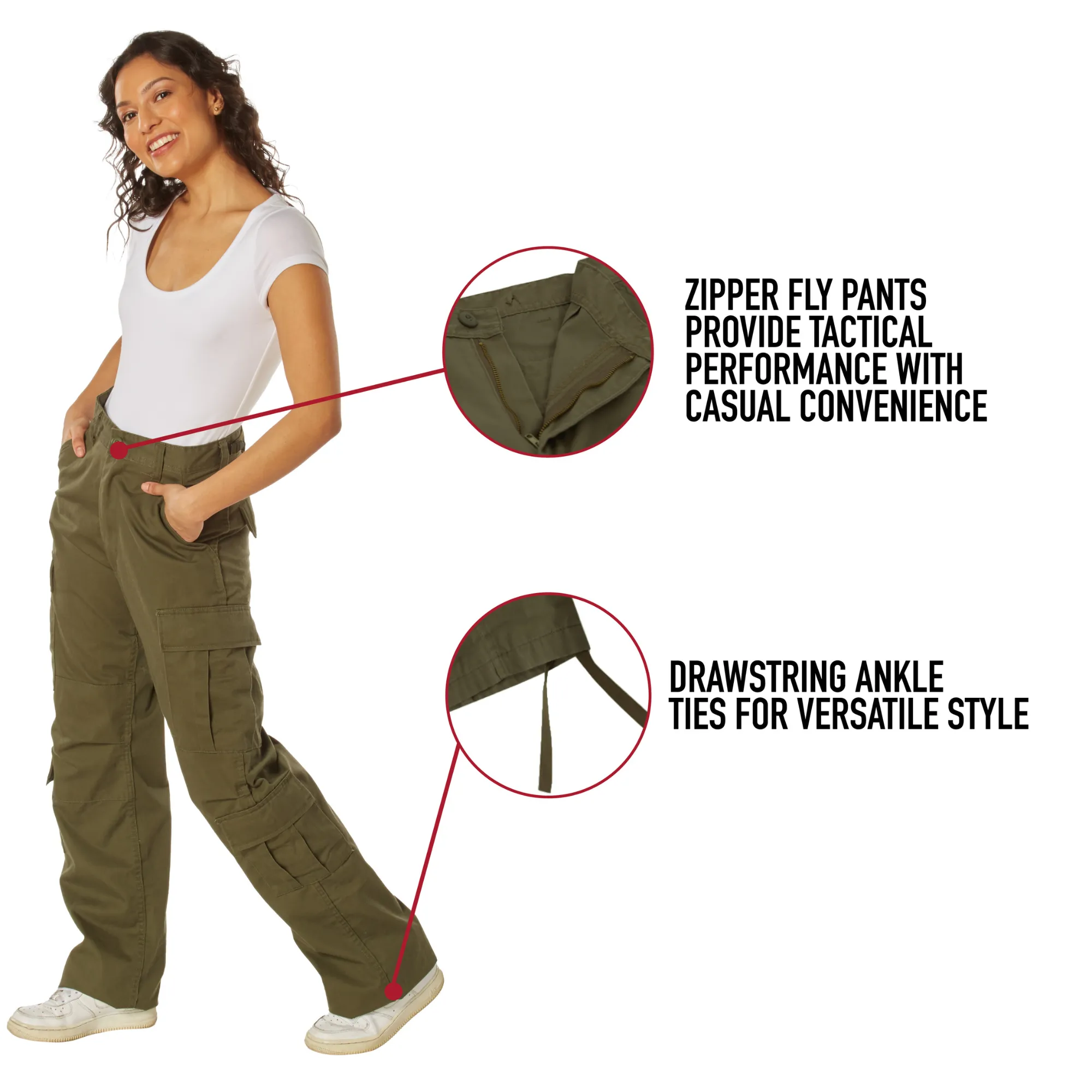 Khaki - Military Vintage Paratrooper Fatigues