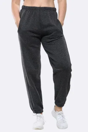 KIDS PLAIN FLEECE FULL LENGTH JOGGING BOTTOM