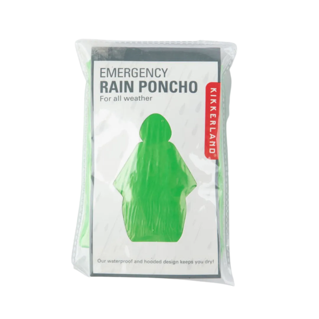 Kikkerland Emergency Rain Poncho