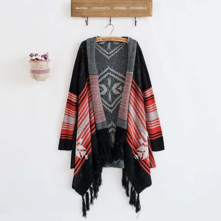 Knit Vintage Poncho