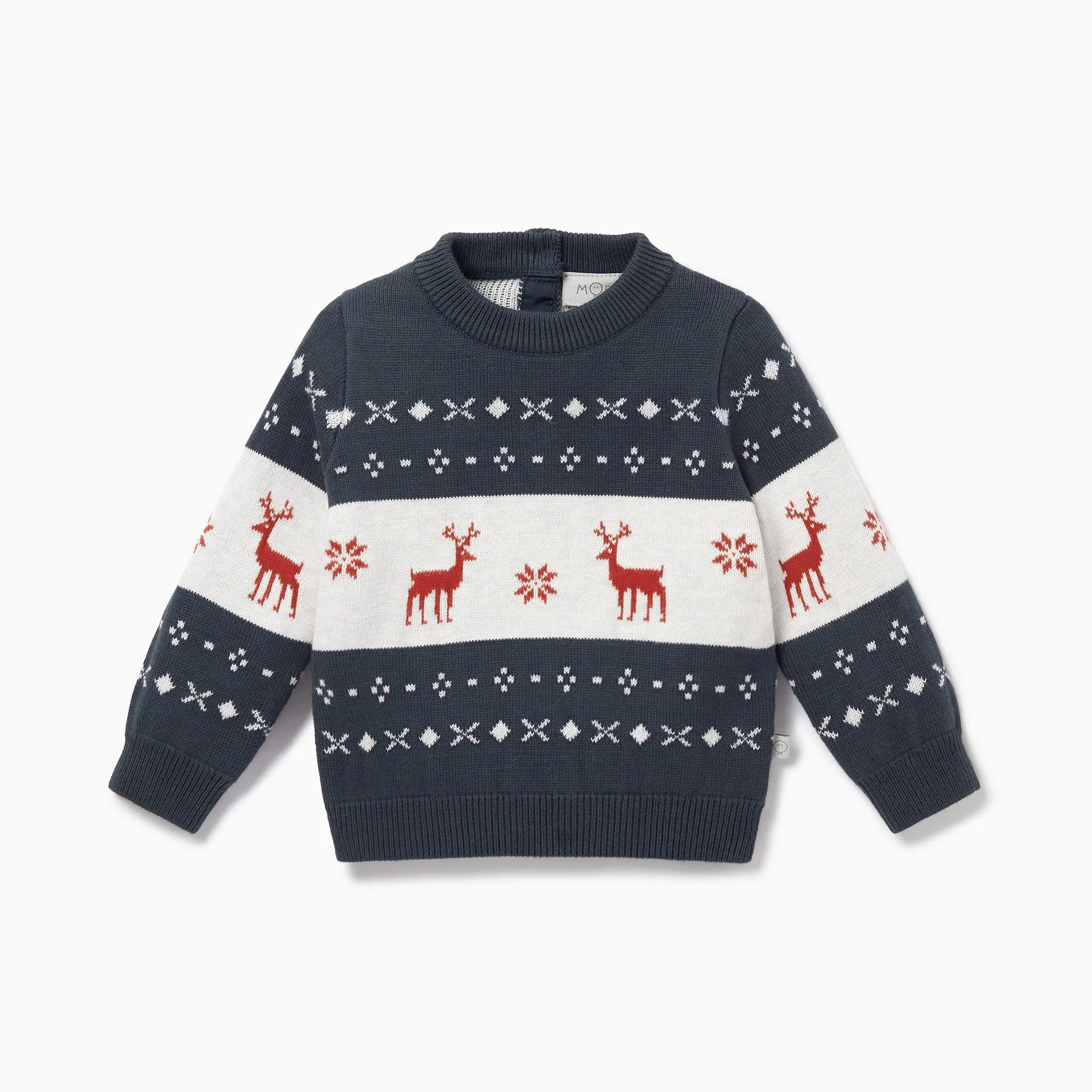 Knitted Reindeer Jumper & Joggers Outfit