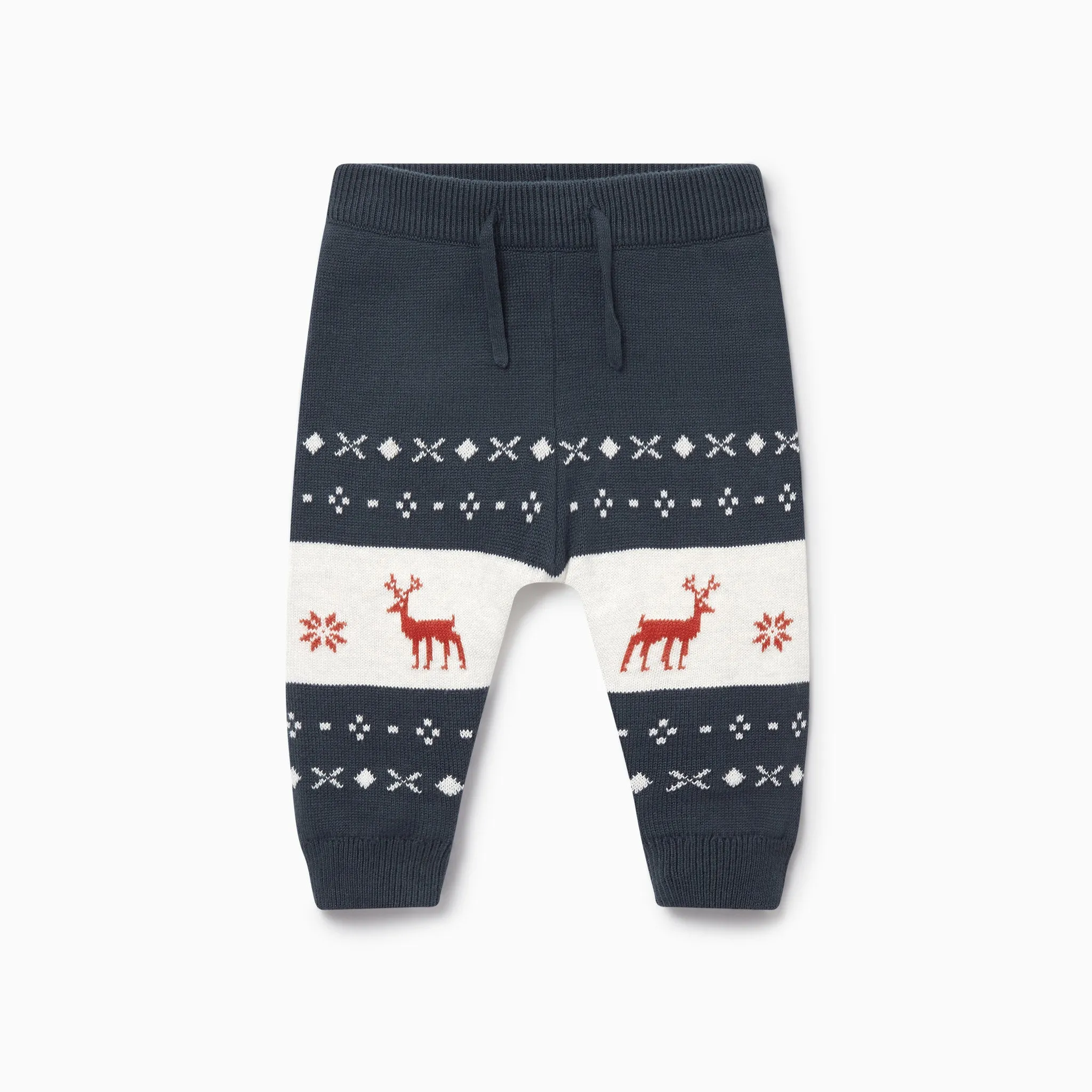 Knitted Reindeer Jumper & Joggers Outfit