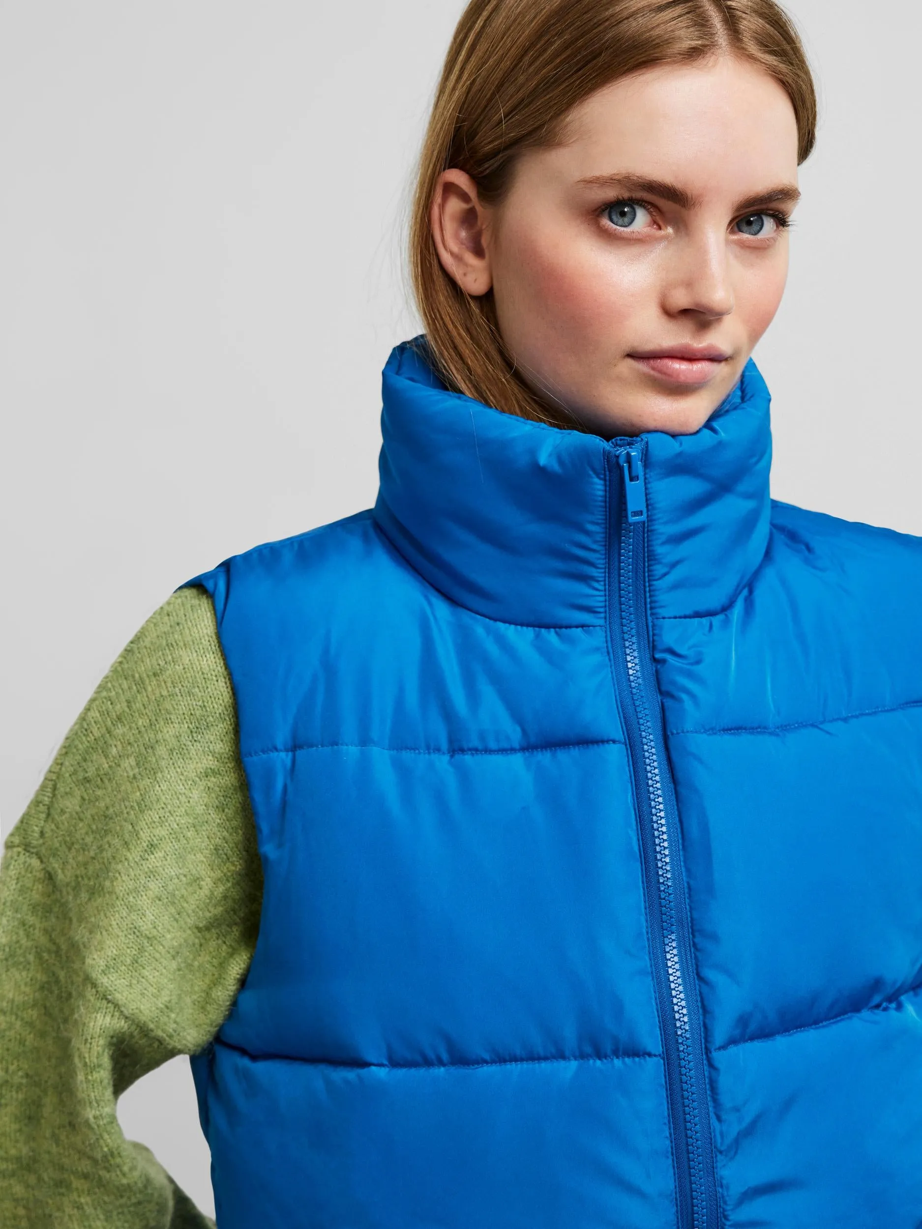 Lalli Puffer Gilet - Princess Blue