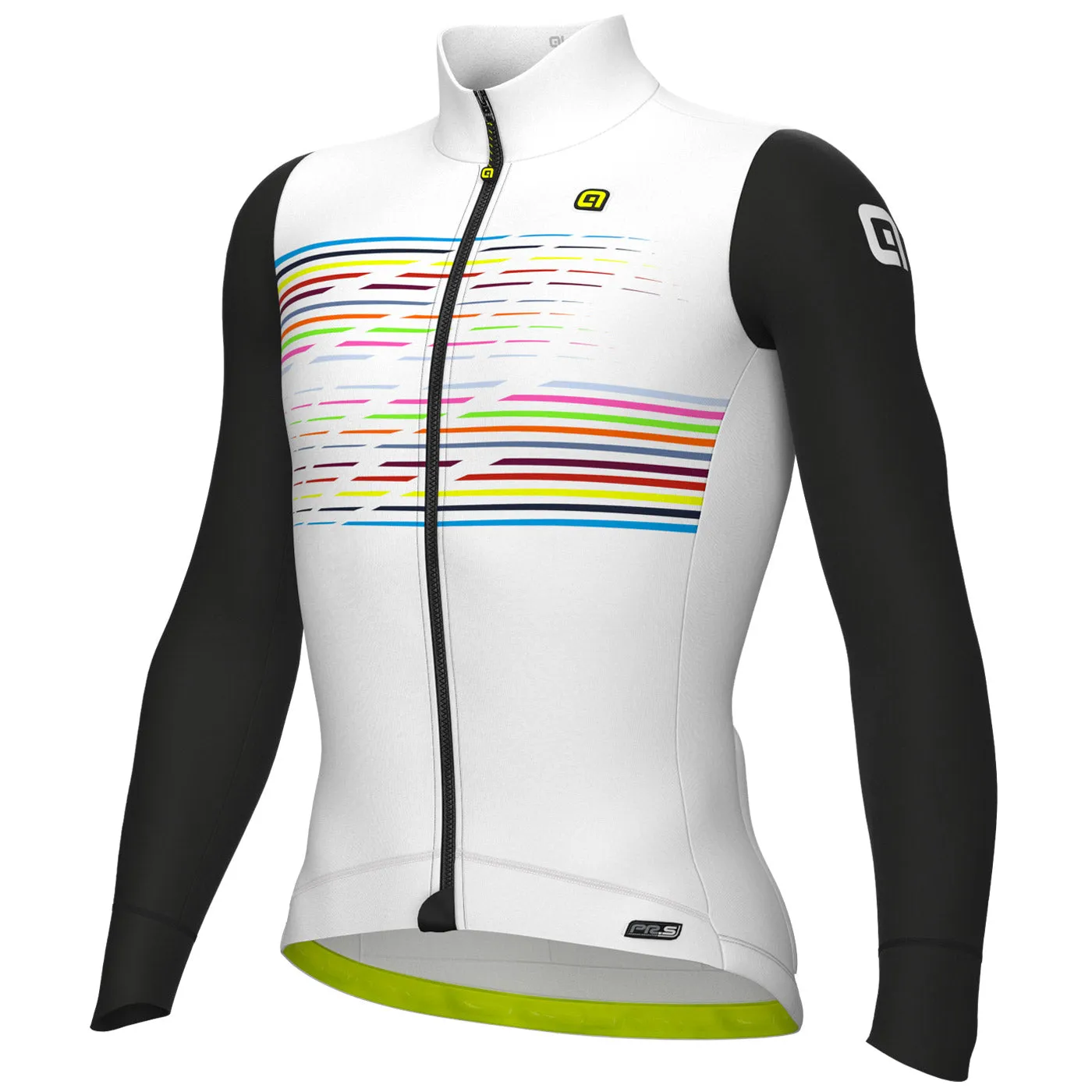 Maglia maniche lunghe Ale PR-S Logo - Bianco