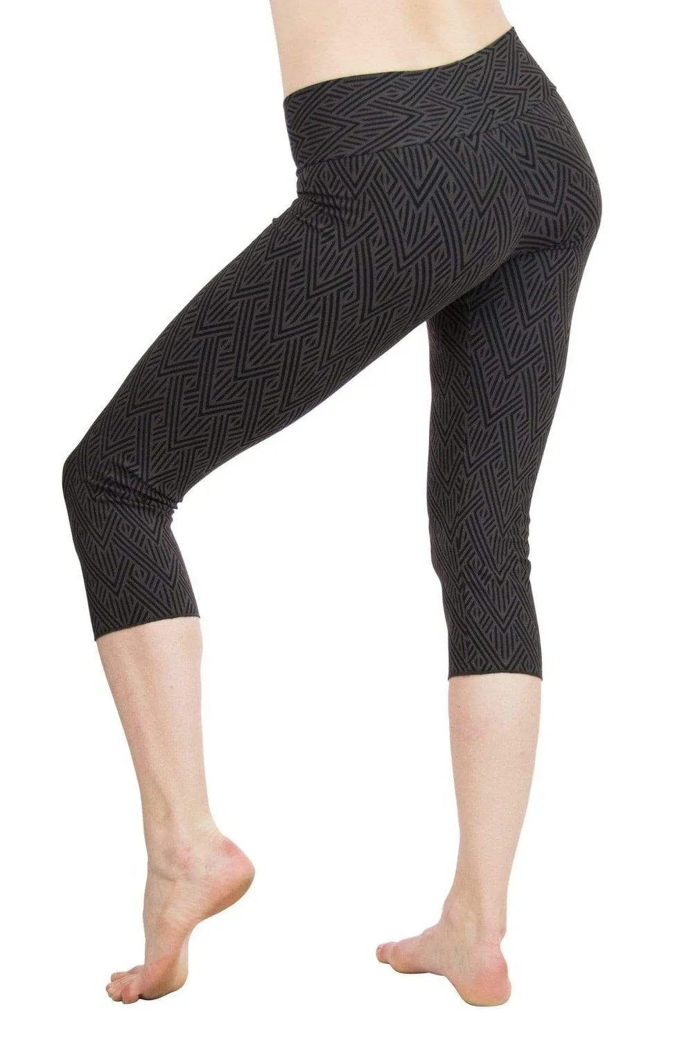 Malaya Yoga Tights -Deco Arrow Print