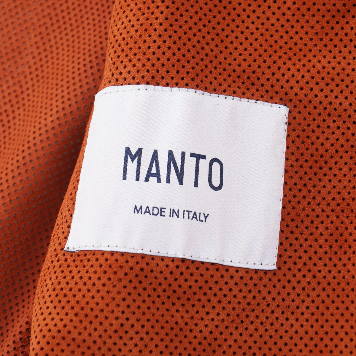 Manto Perforated Lambskin Suede Jacket