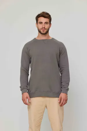 Men Sweatshirt Dark Grey Sahara