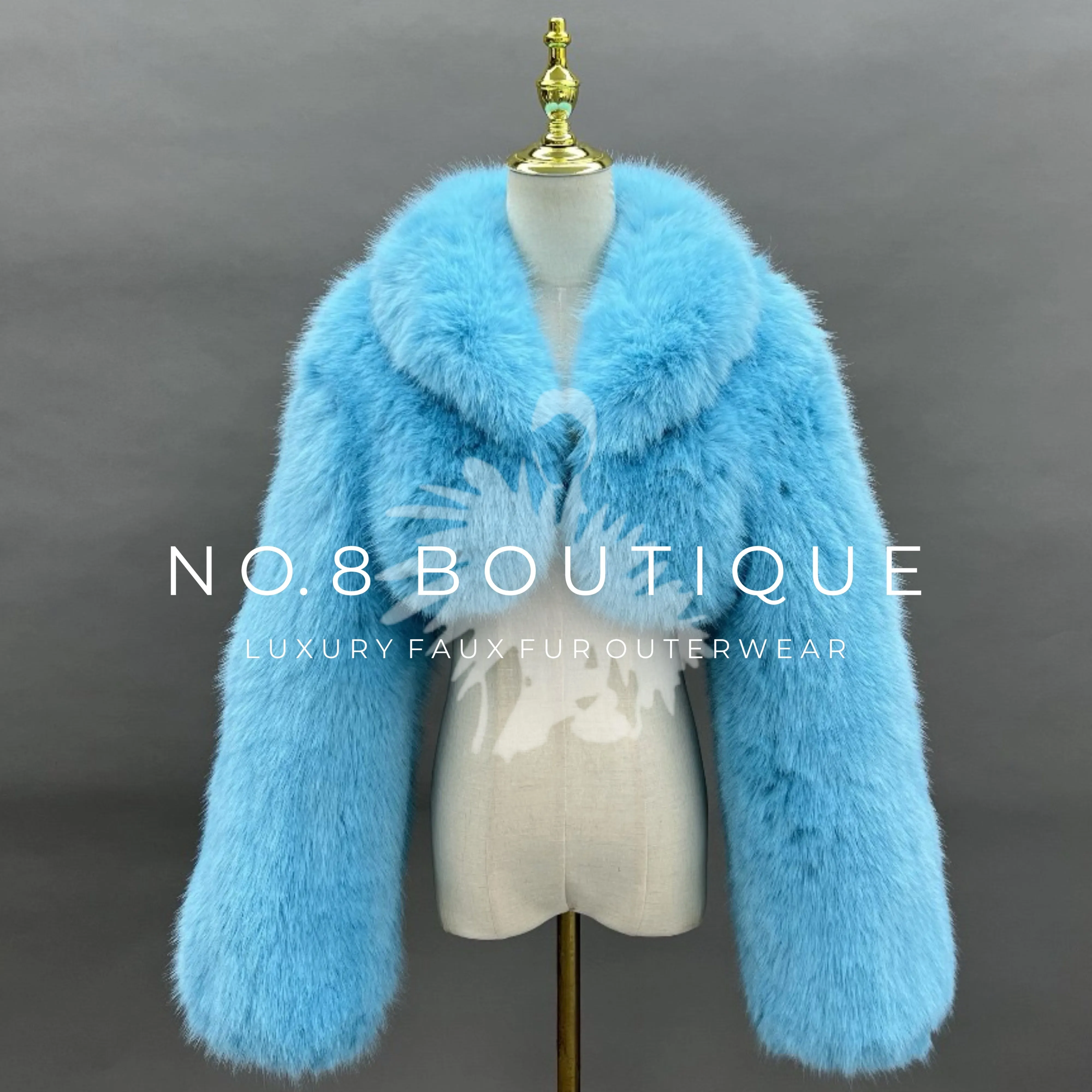 Mini Cropped Faux Fur Jacket