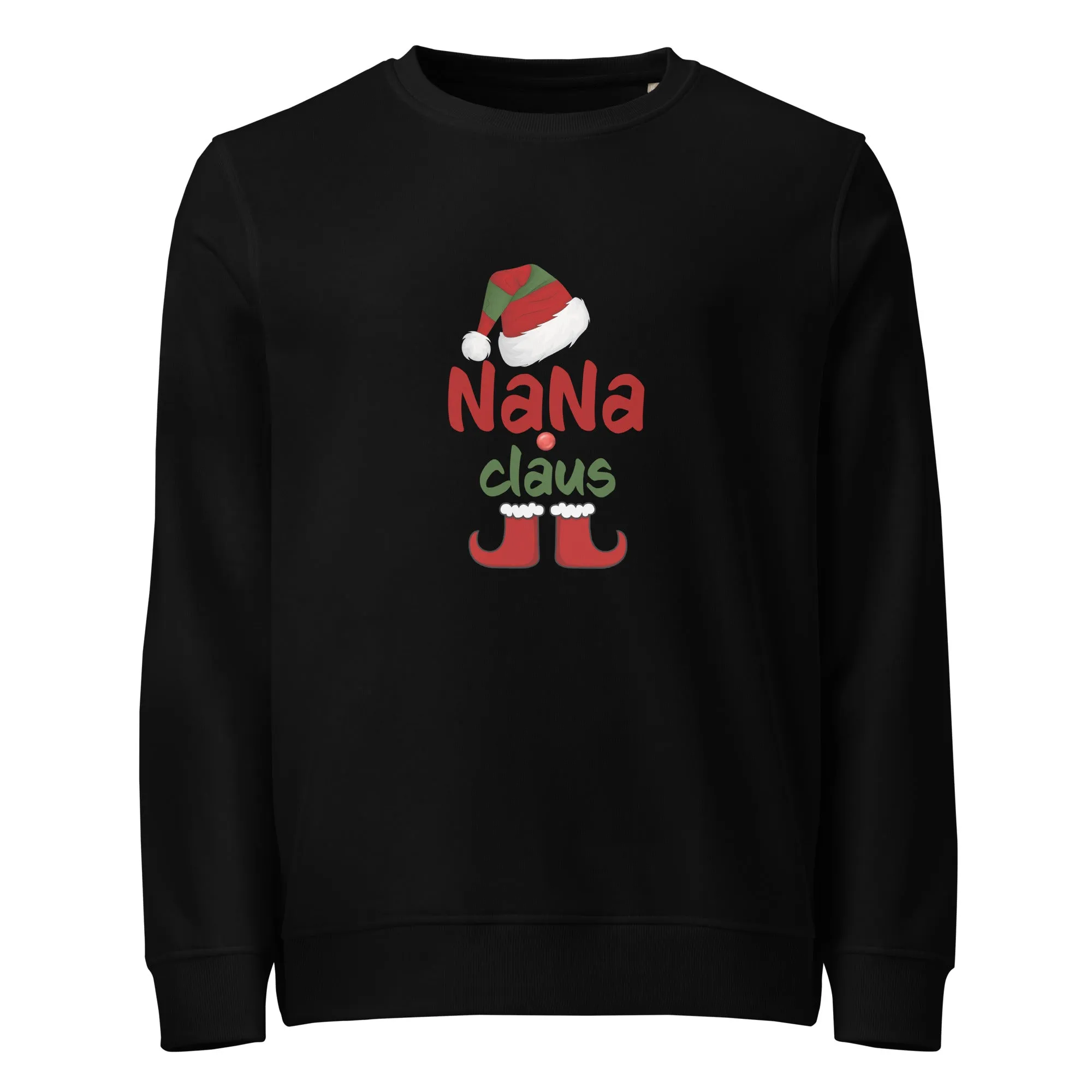 Nana Claus Graphics Women Organic Sweatshirt