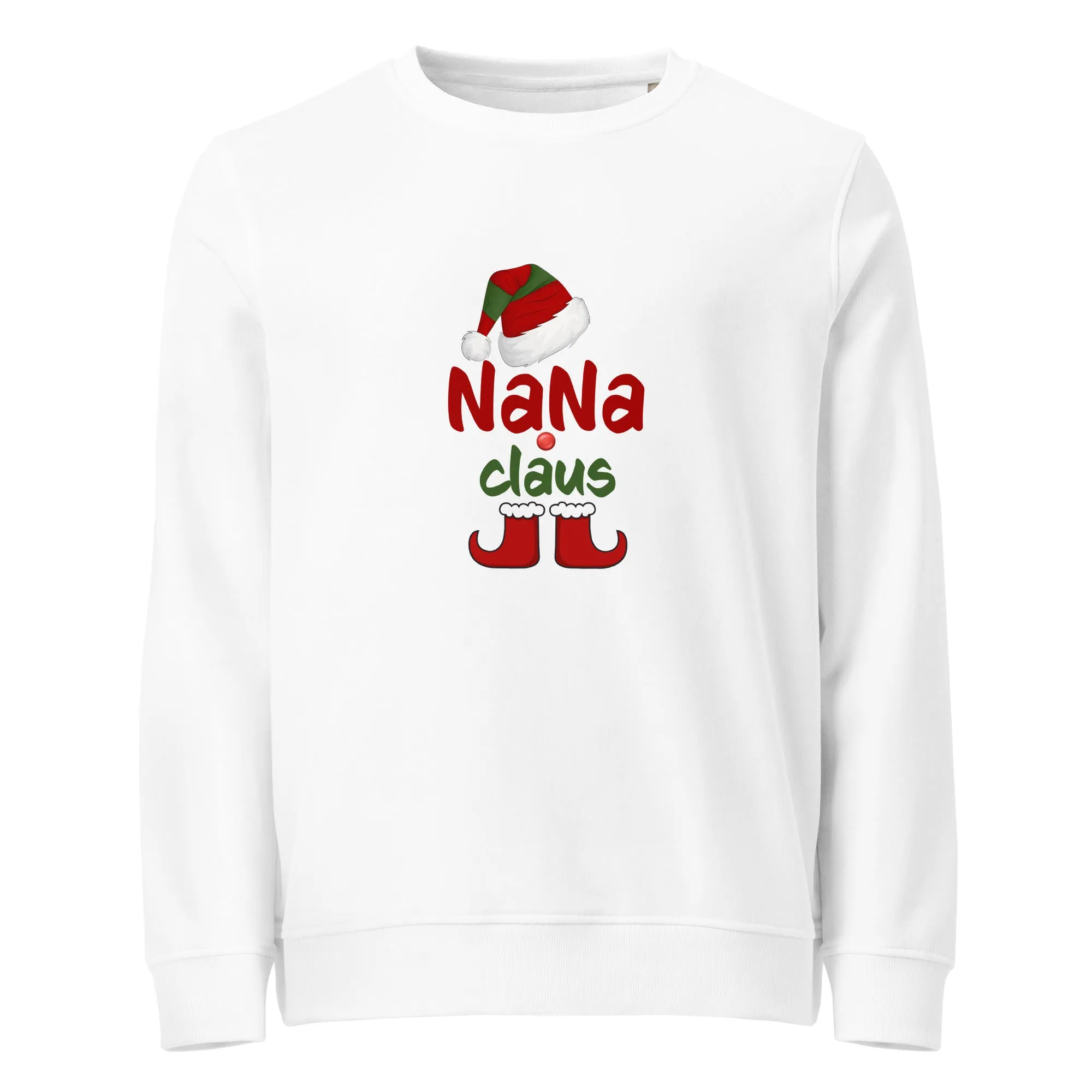 Nana Claus Graphics Women Organic Sweatshirt