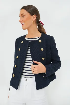 Navy Tweed Marais Jacket