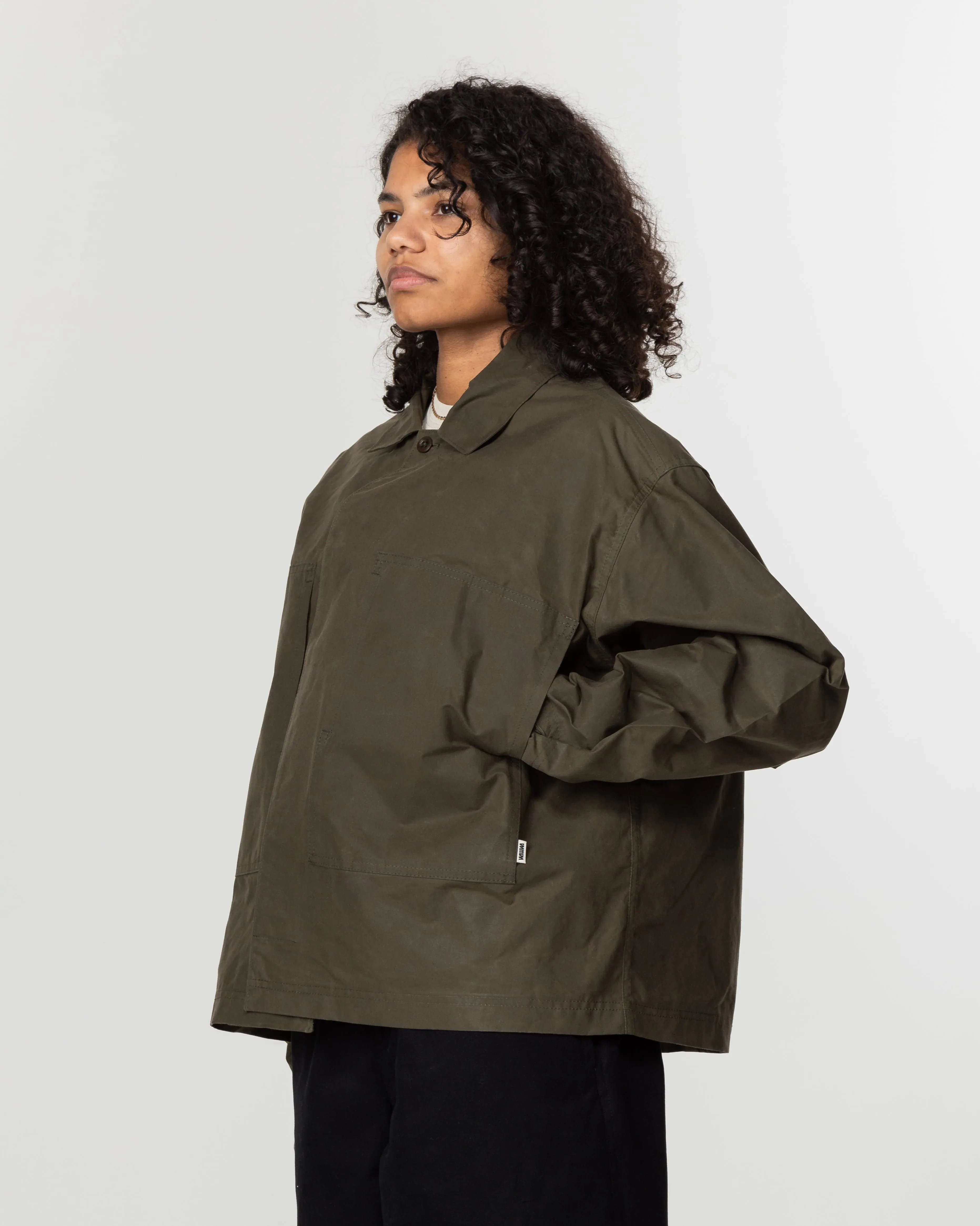 Nell Overshirt - Khaki Green