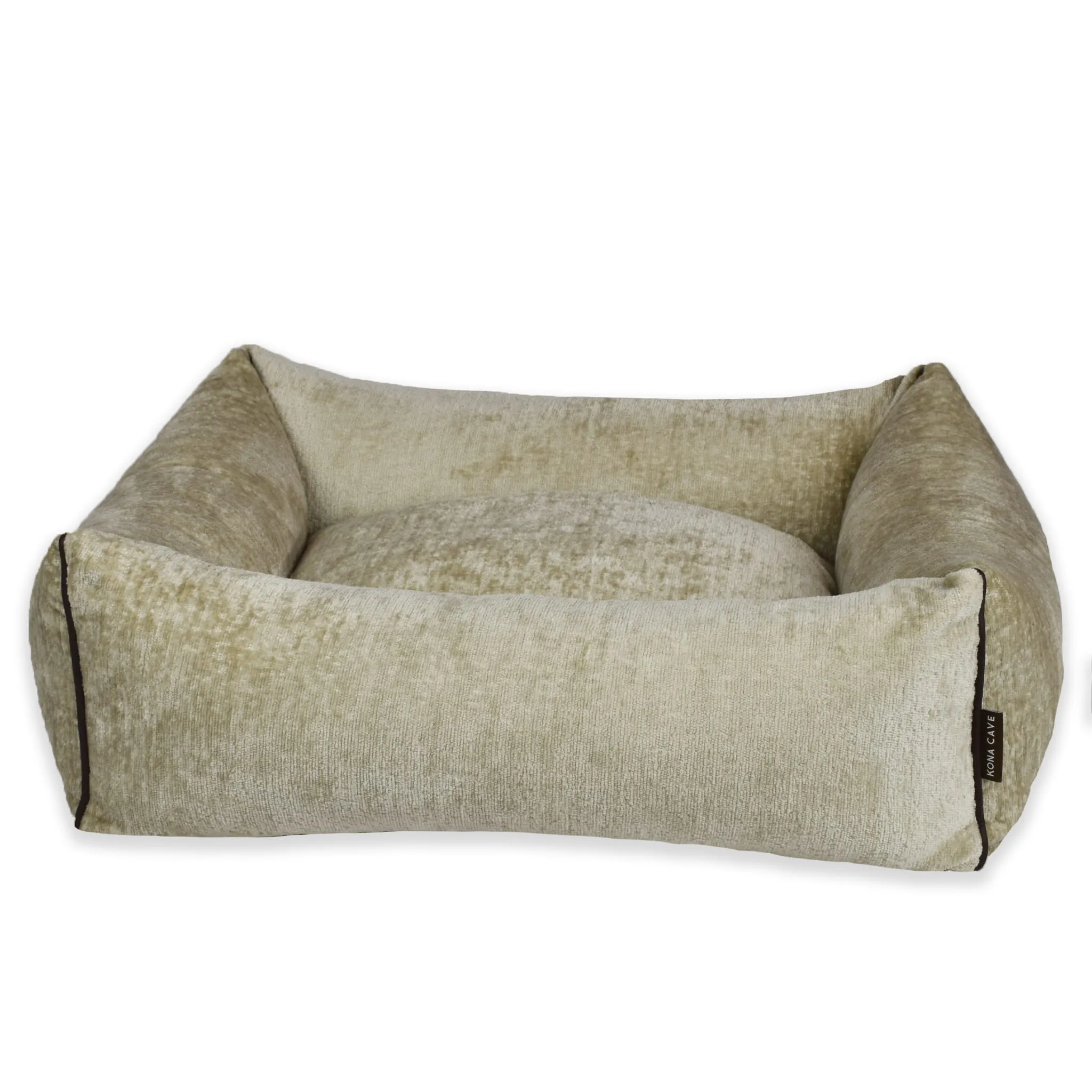 New! Snuggle Cave Bed - Chenille Velvet - Beige