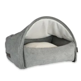 New! Snuggle Cave Bed - Modern Corduroy - Grey