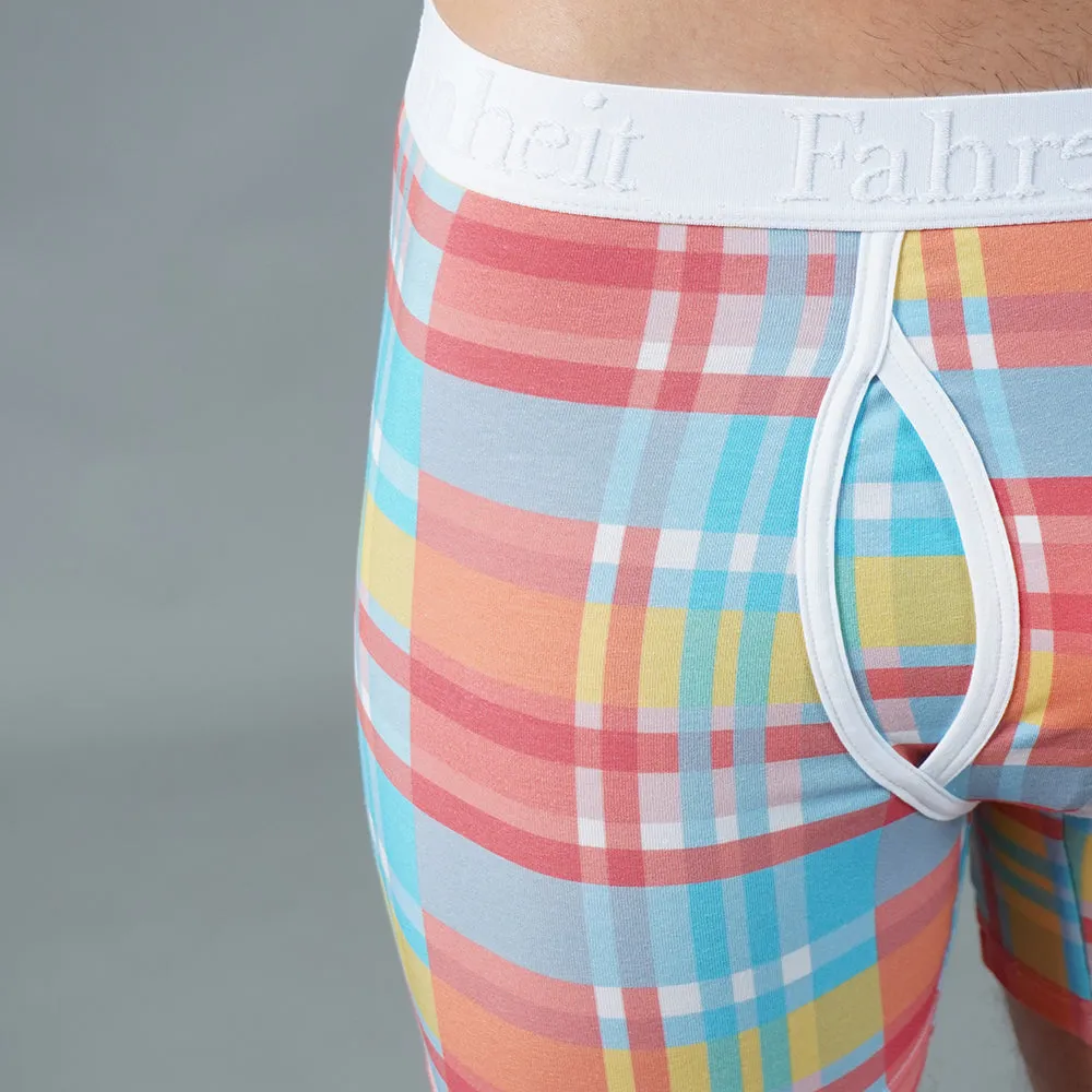 Newman Boxer Brief | Summer Plaid