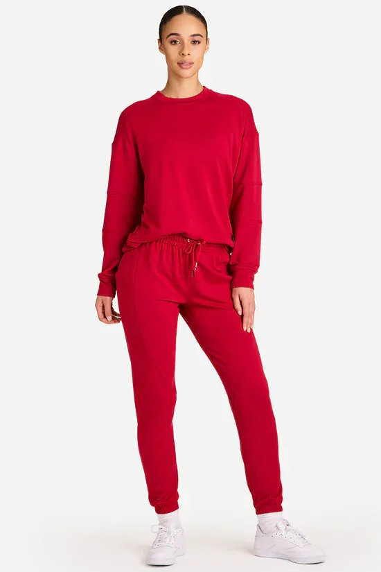 Off Duty Sweatpant Ruby