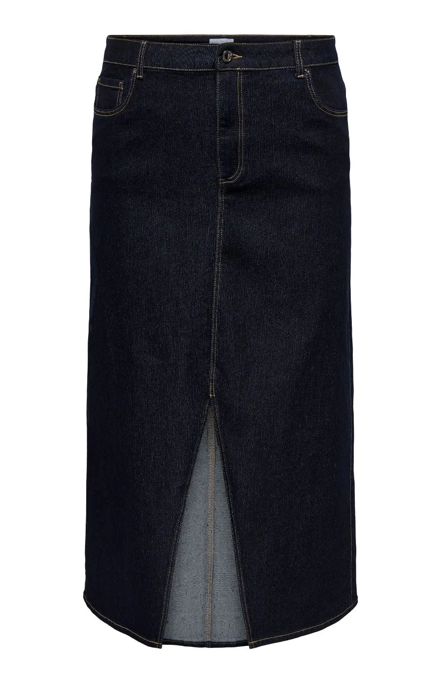 Only Carmakoma Vera Dark Denim Skirt