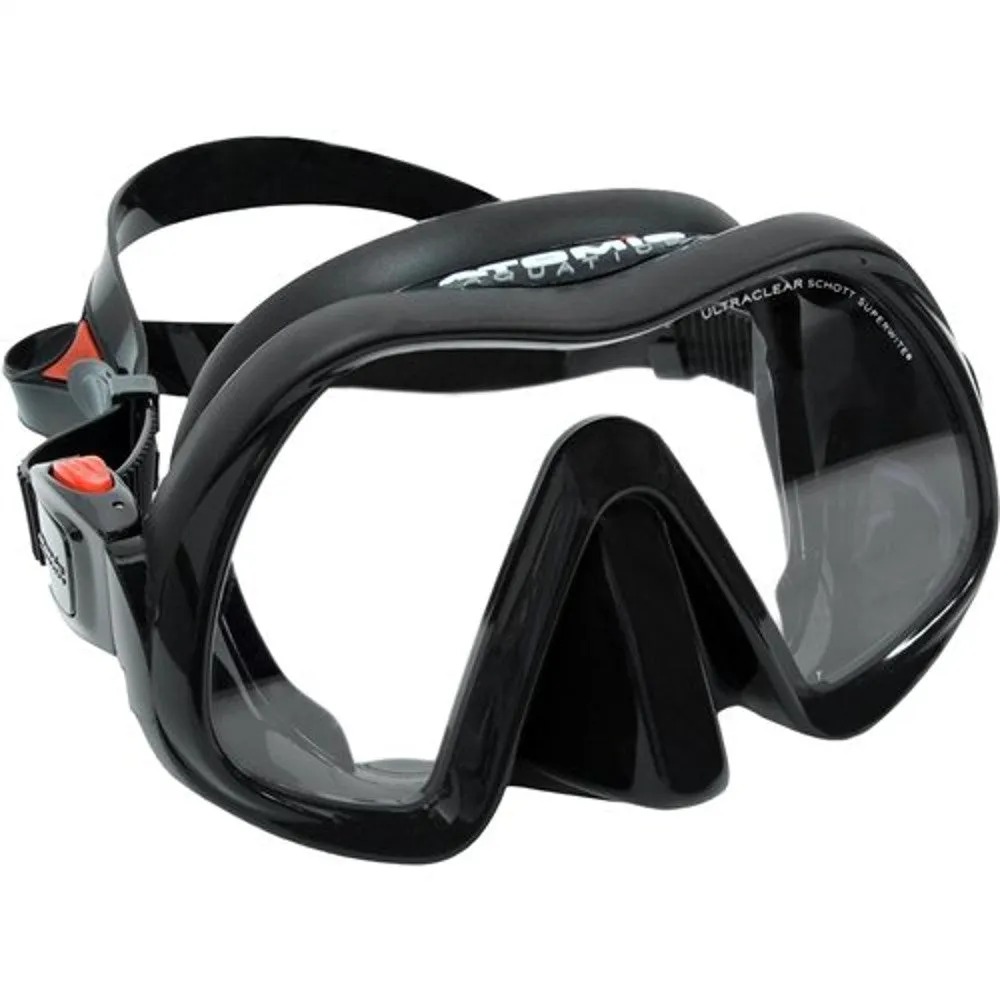 Open Box Atomic Aquatics Venom Frameless Dive Mask - Black