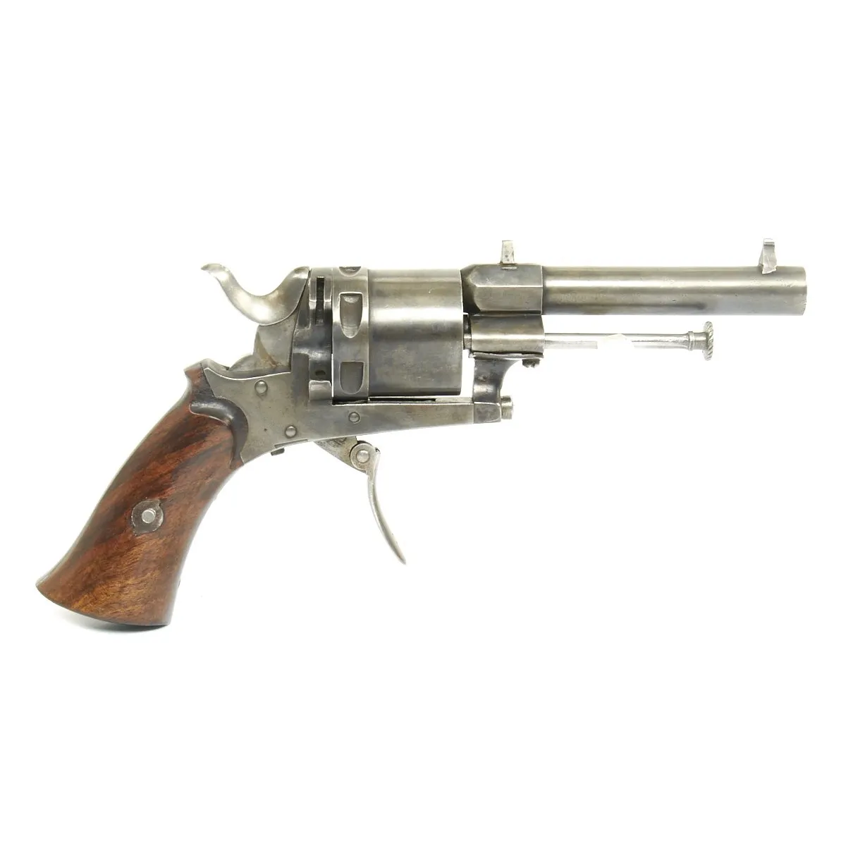 Original Belgian .32 Rimfire Open Top Pocket Revolver Circa 1870 - Liège Proofed