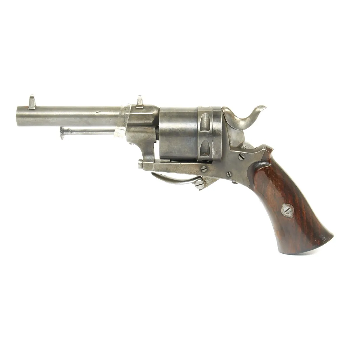 Original Belgian .32 Rimfire Open Top Pocket Revolver Circa 1870 - Liège Proofed