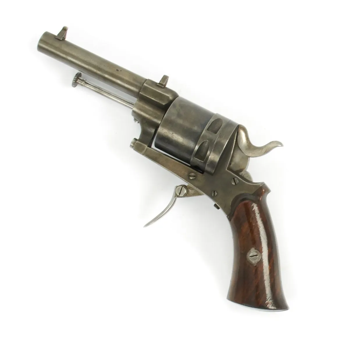 Original Belgian .32 Rimfire Open Top Pocket Revolver Circa 1870 - Liège Proofed