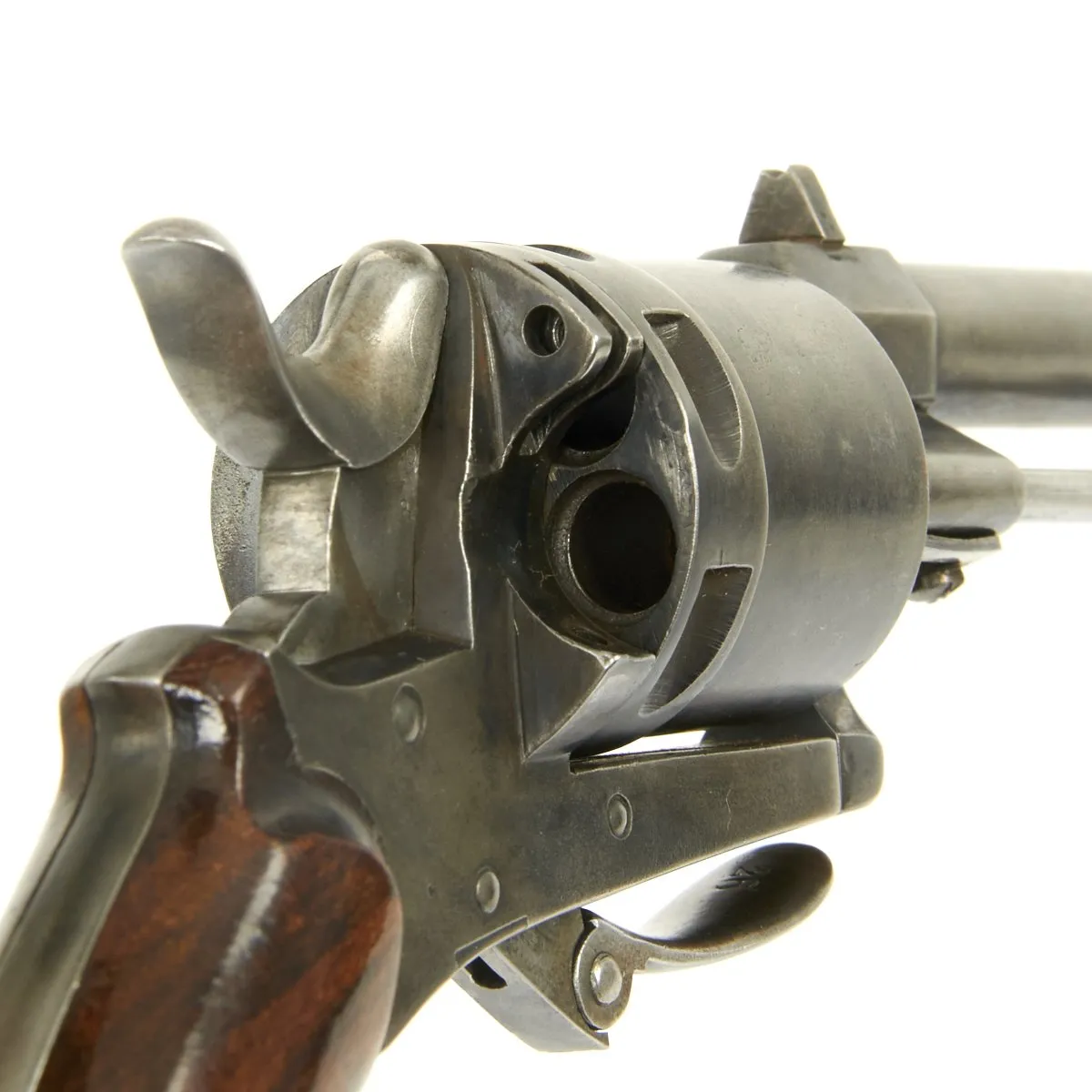 Original Belgian .32 Rimfire Open Top Pocket Revolver Circa 1870 - Liège Proofed