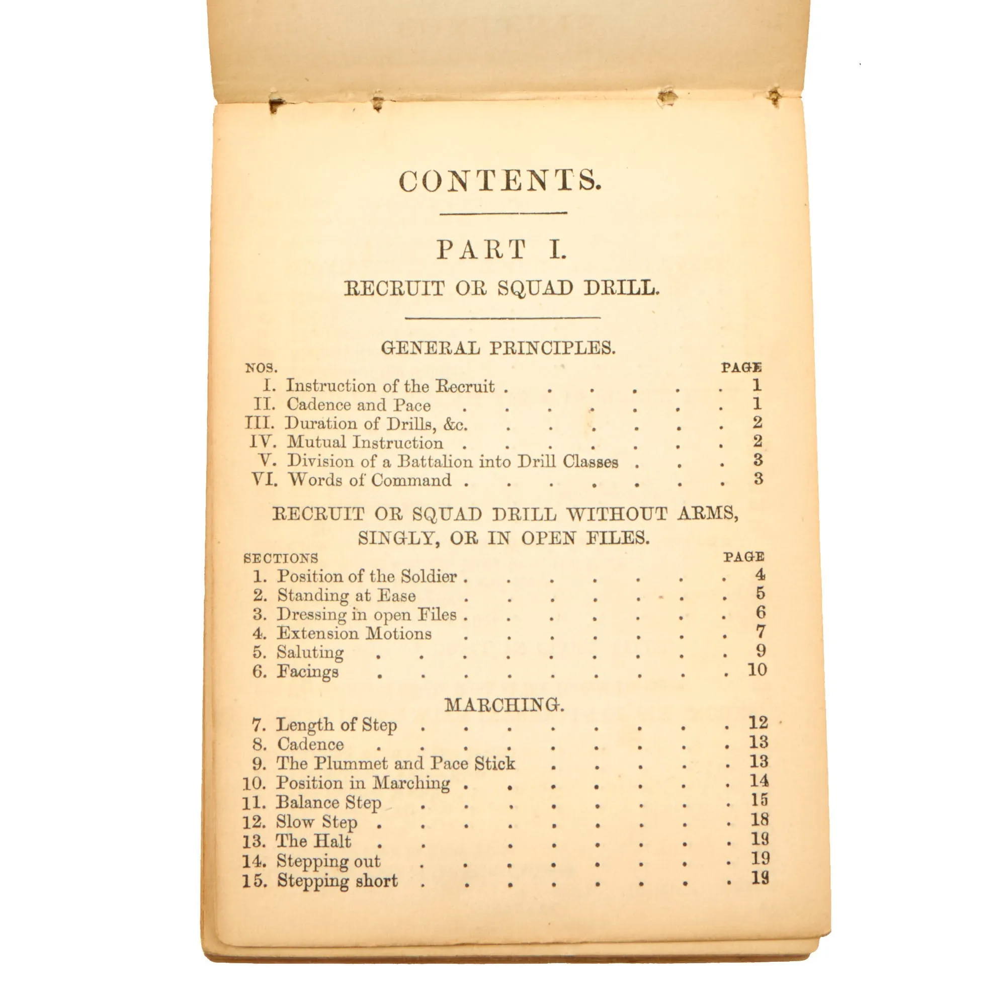 Original British Victorian Pocked Edition 1859 Field Manual of Artillery Exercises Published by Authority in 1860