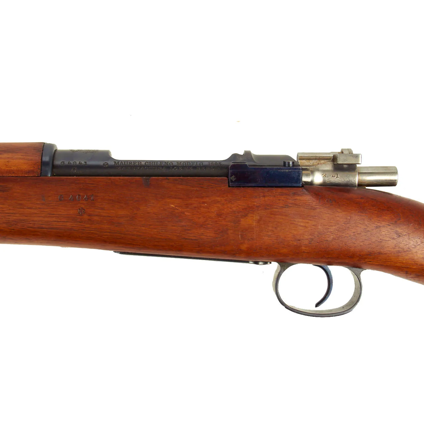 Original Excellent German Model 1895 Chilean Contract Mauser Rifle by Ludwig Loewe Berlin - serial G4041