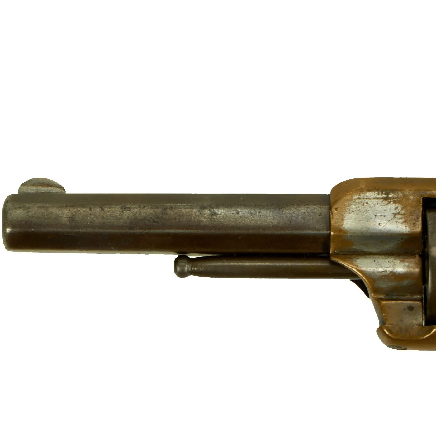 Original U.S. Whitneyville Armory No.1 Rimfire .22cal Brass Frame Single Action Revolver Serial 1418 c.1872