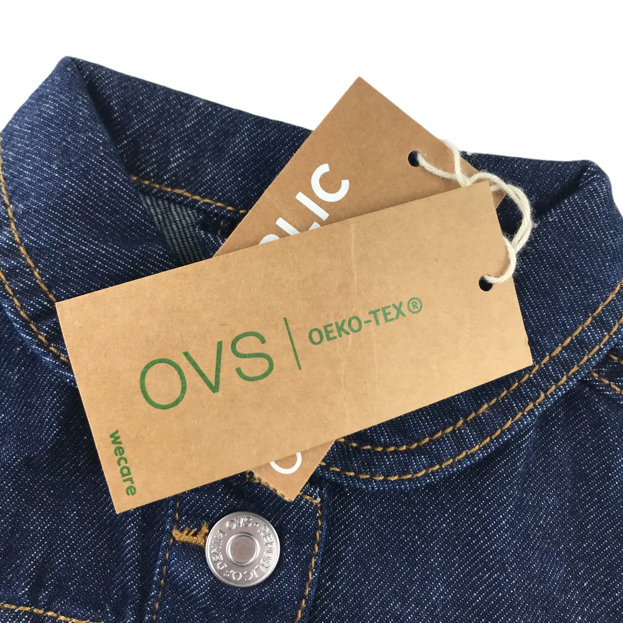 OVS republic of denim jacket 5-6 years dark navy cotton